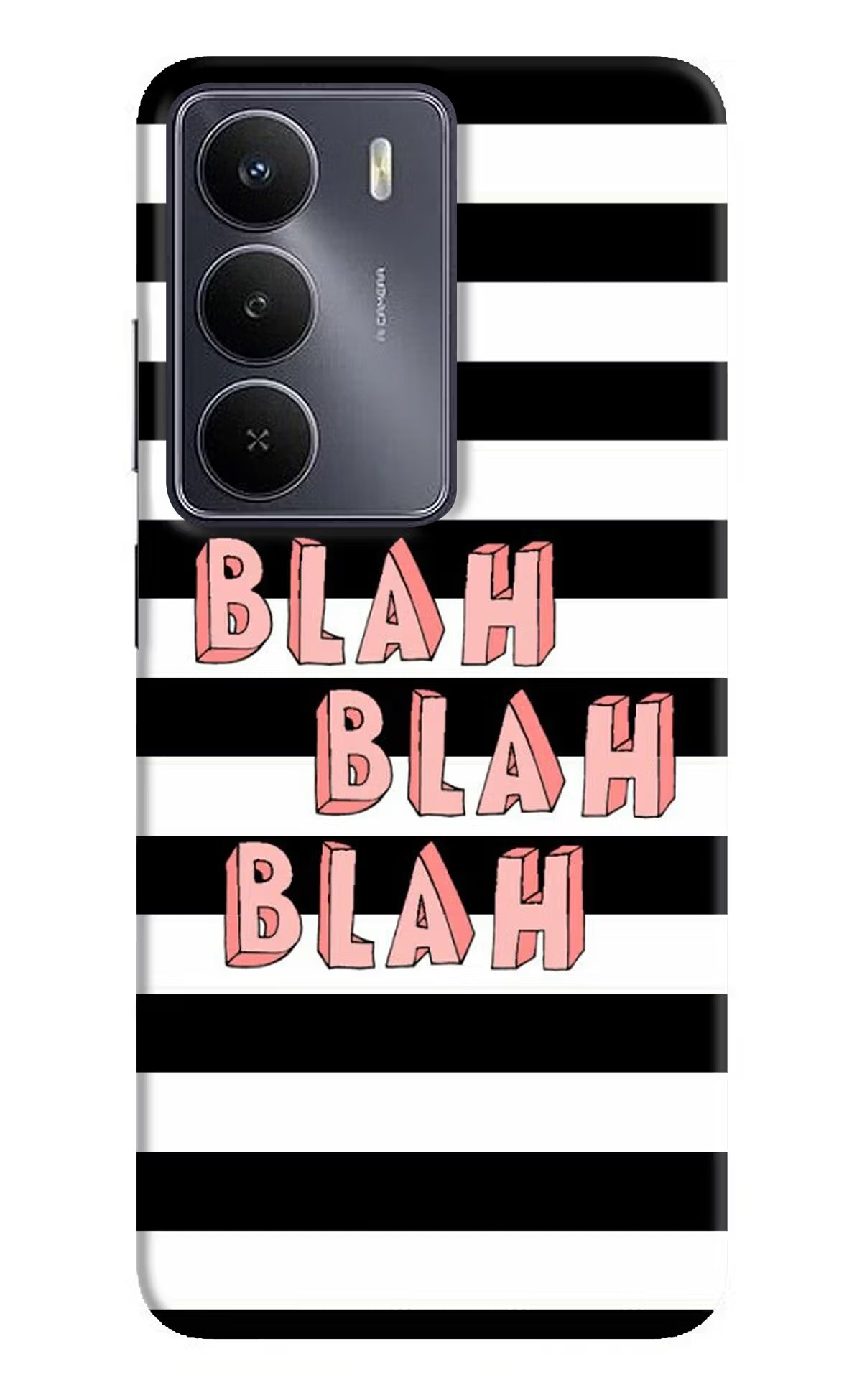 Blah Blah Blah Realme Narzo 80 Lite 5G Back Cover