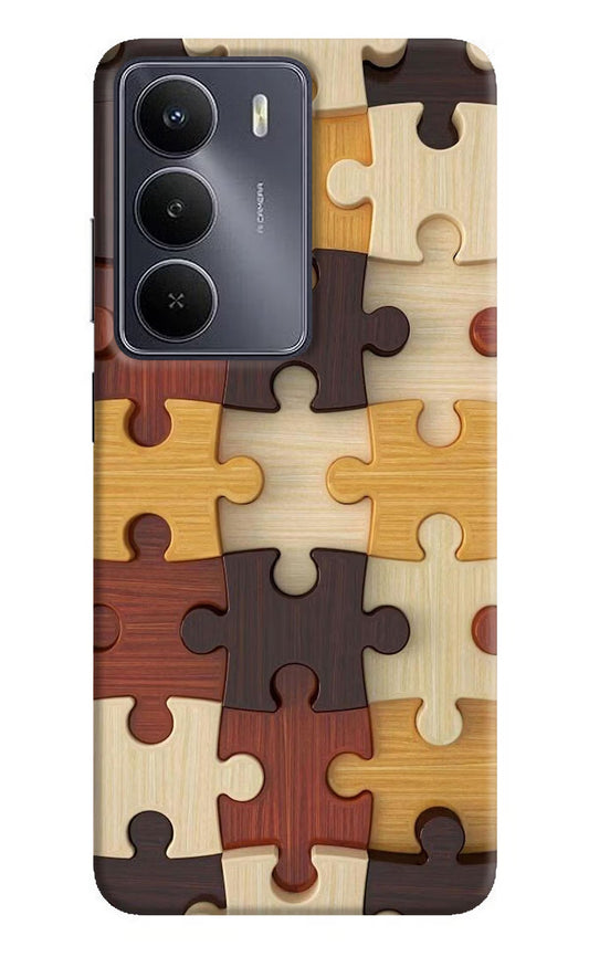 Wooden Puzzle Realme Narzo 80 Lite 5G Back Cover