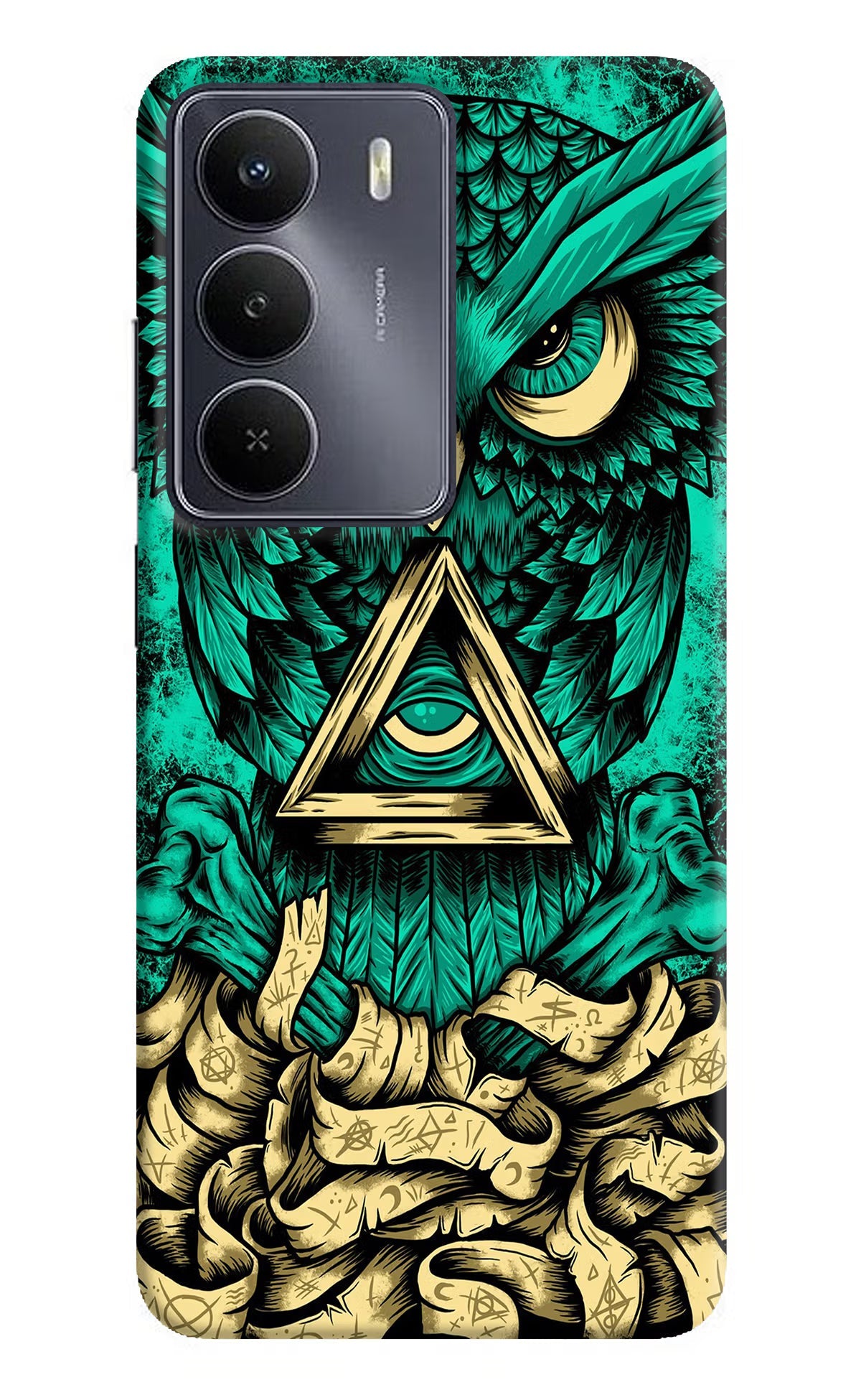 Green Owl Realme Narzo 80 Lite 5G Back Cover