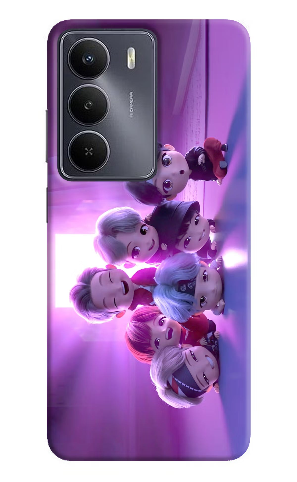 BTS Chibi Realme Narzo 80 Lite 5G Back Cover