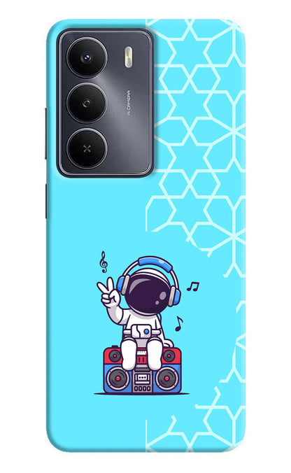 Cute Astronaut Chilling Realme Narzo 80 Lite 5G Back Cover