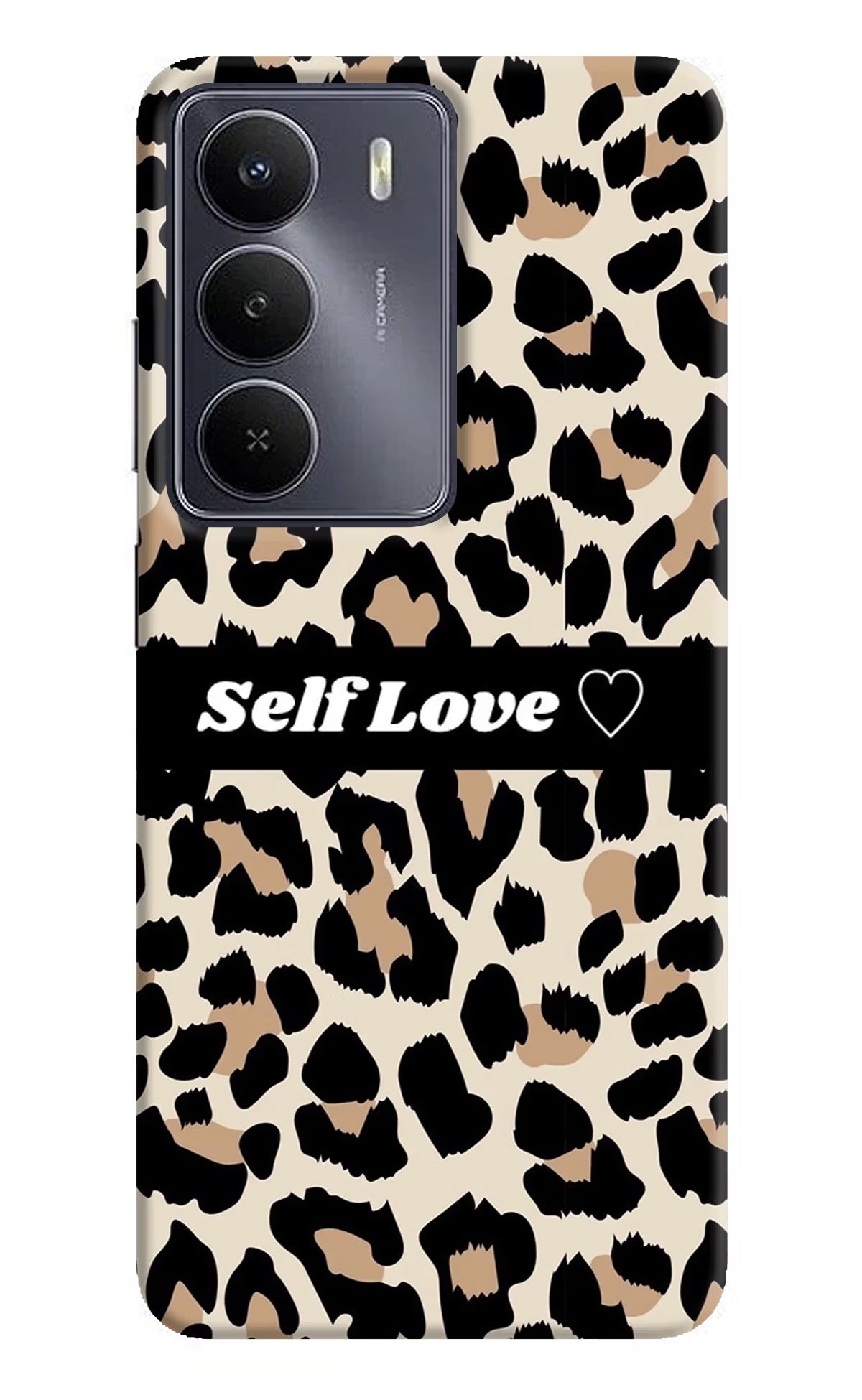 Leopard Print Self Love Realme Narzo 80 Lite 5G Back Cover