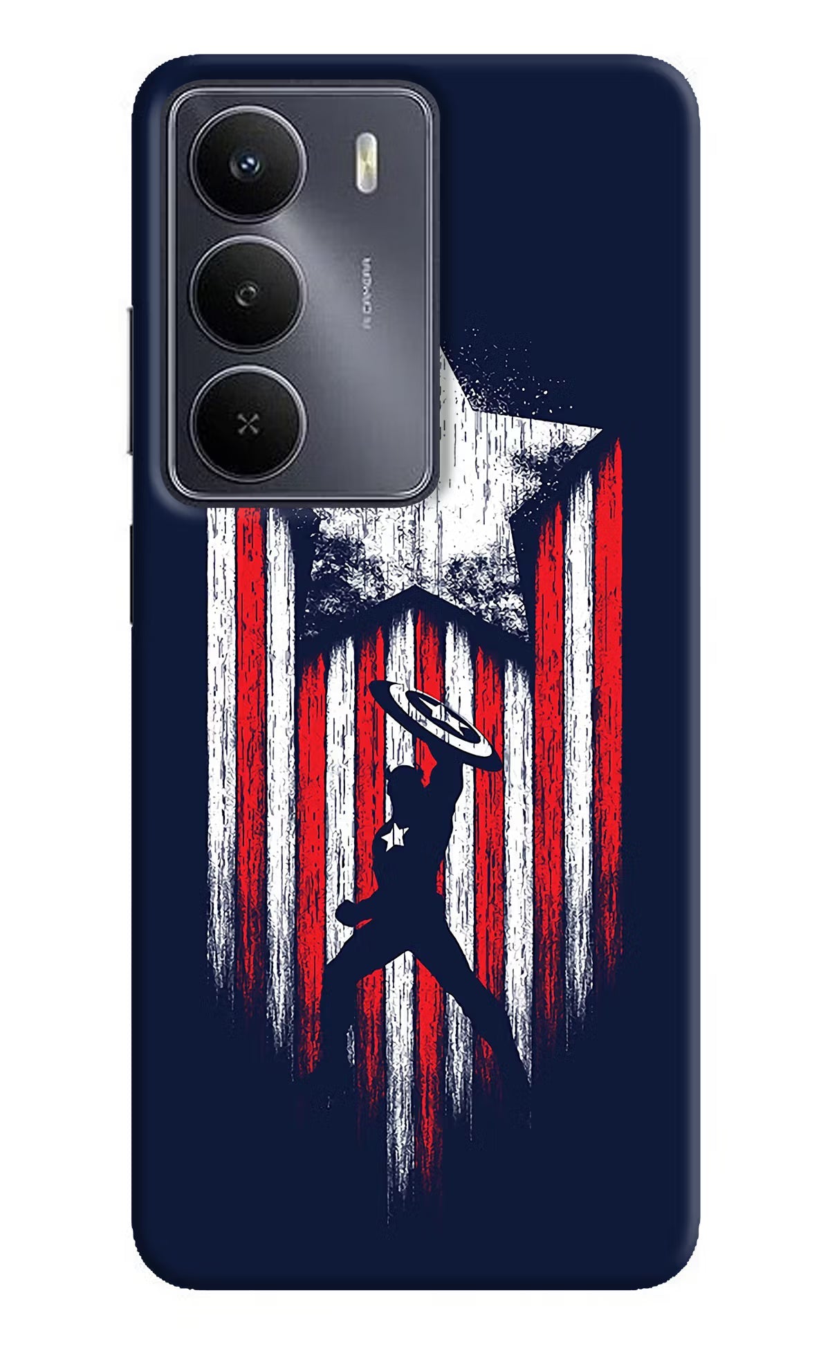 Captain America Marvel Art Realme Narzo 80 Lite 5G Back Cover
