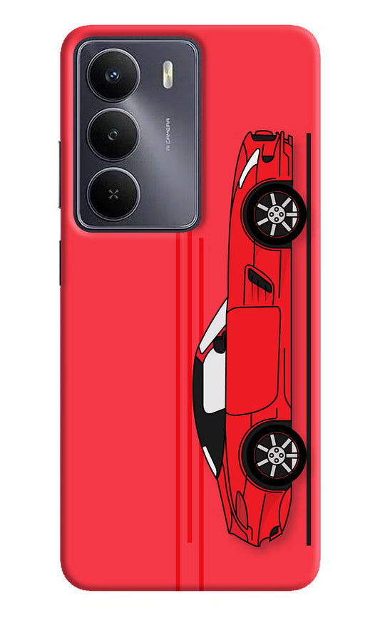 Red Velocity Realme Narzo 80 Lite 5G Back Cover
