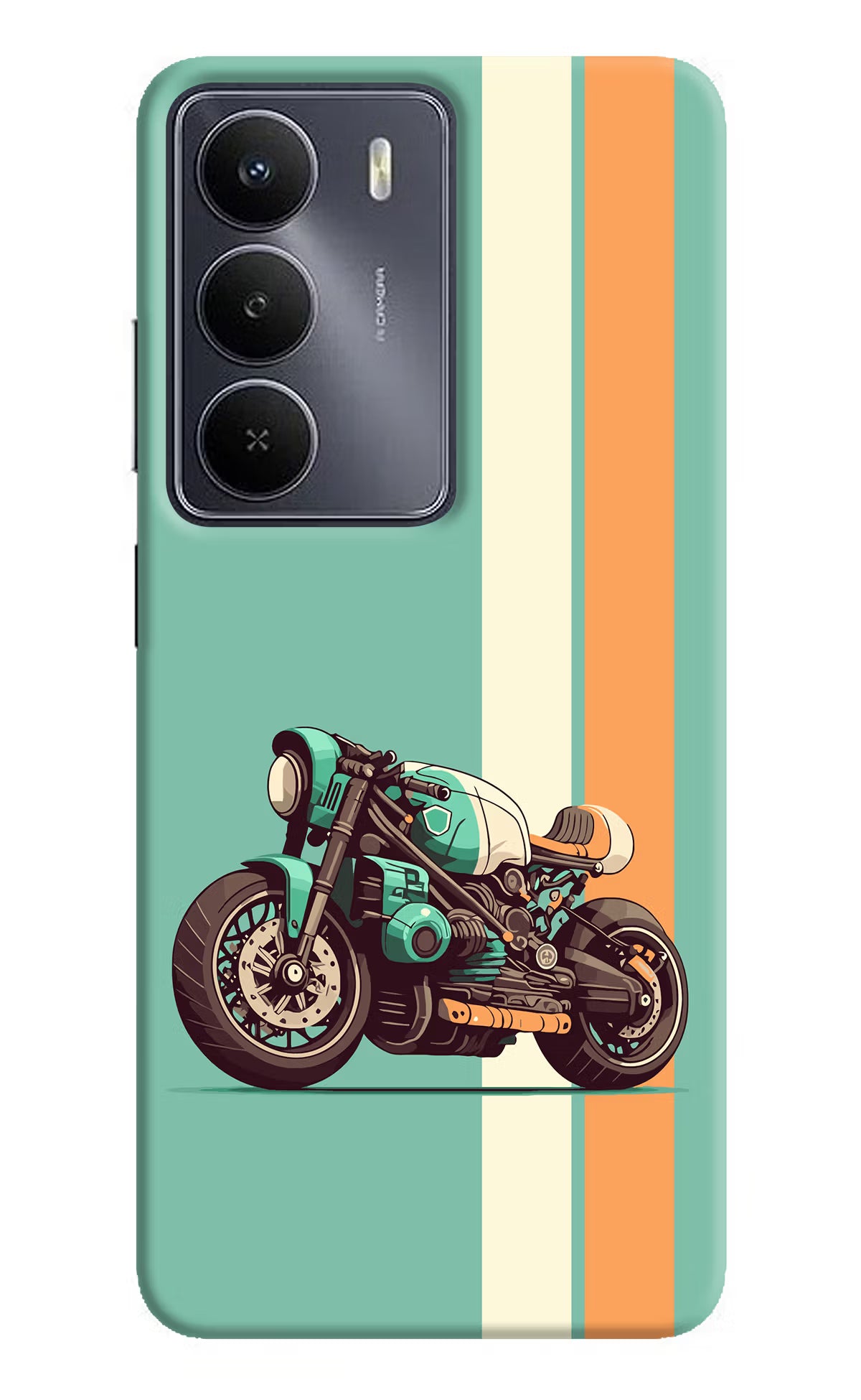 Striped Moto Drift Realme Narzo 80 Lite 5G Back Cover