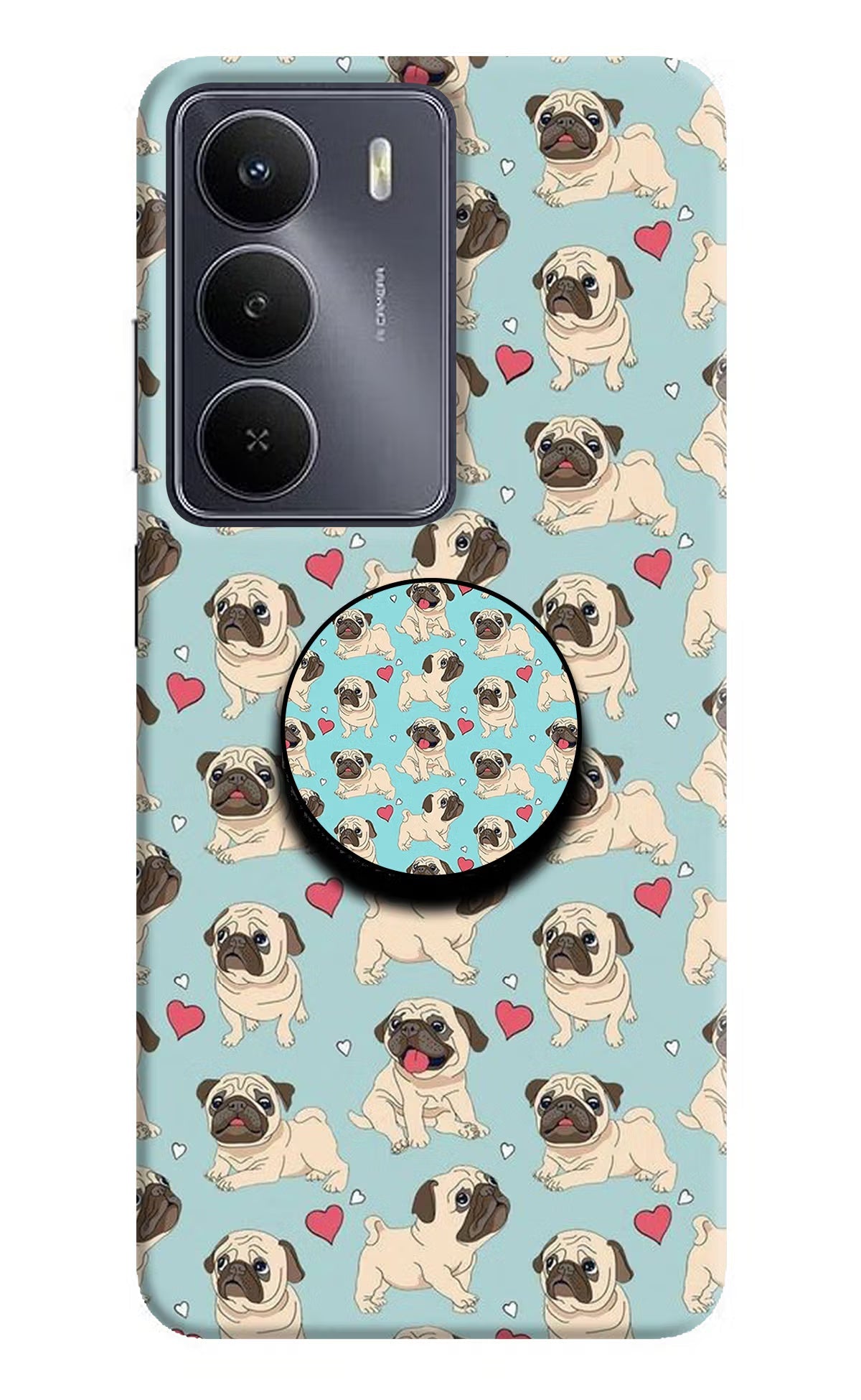 Pug Dog Realme Narzo 80 Lite 5G Pop Case