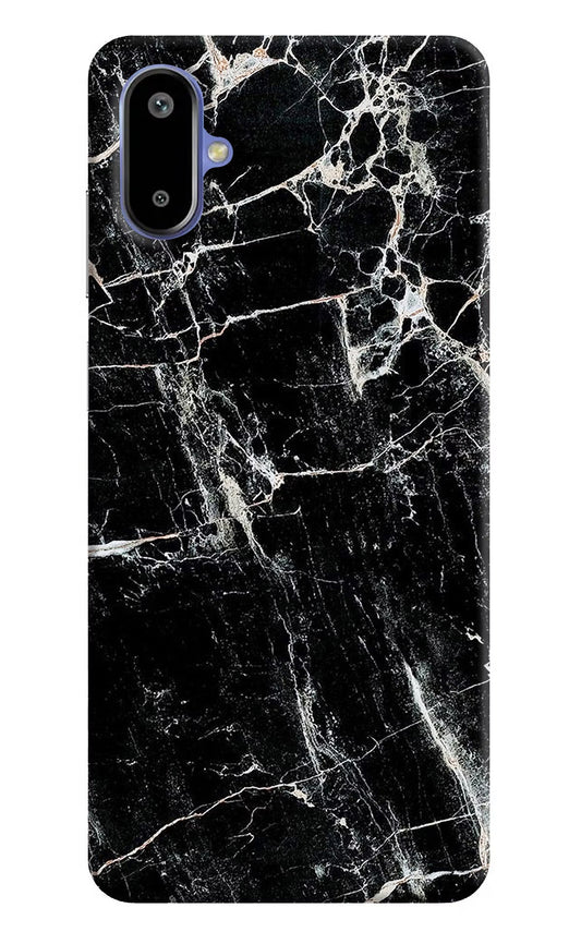 Black Marble Texture Samsung F06 5G Back Cover