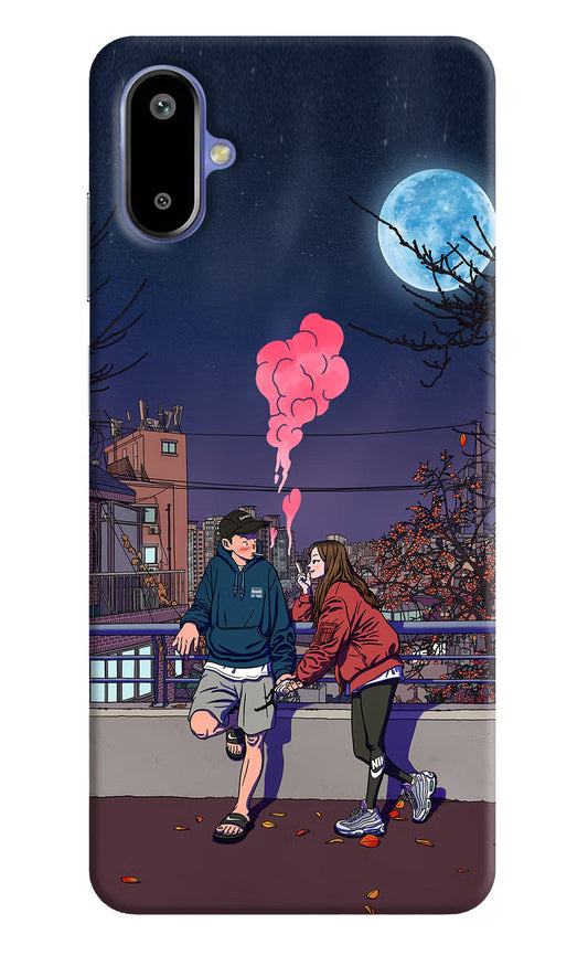 Chilling Couple Samsung F06 5G Back Cover