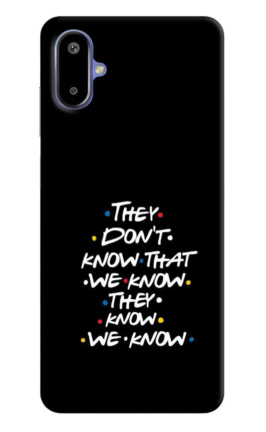 FRIENDS Dialogue Samsung F06 5G Back Cover