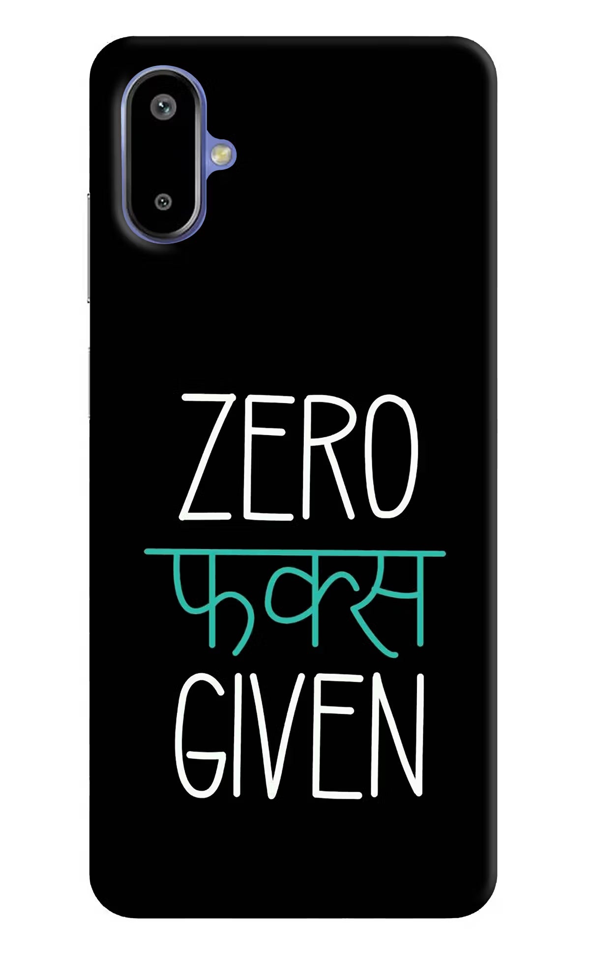 Zero Fucks Given Samsung F06 5G Back Cover