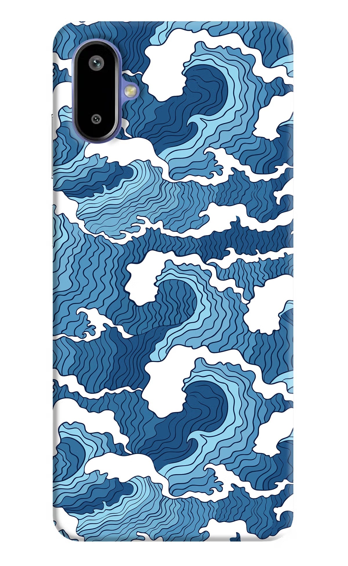 Blue Waves Samsung F06 5G Back Cover