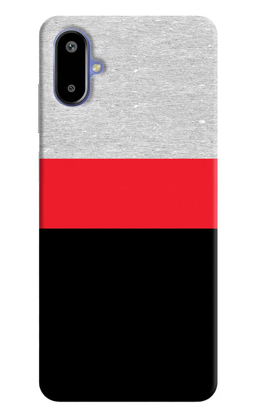 Tri Color Pattern Samsung F06 5G Back Cover
