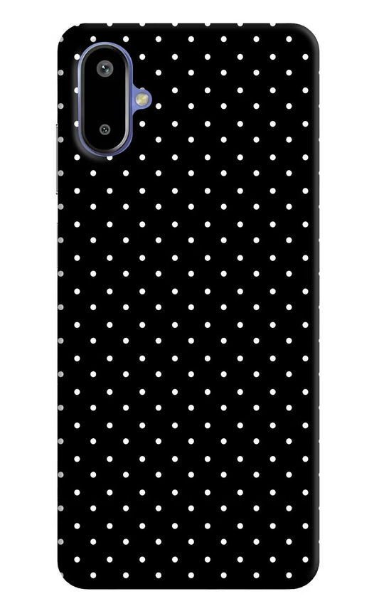 White Dots Samsung F06 5G Back Cover