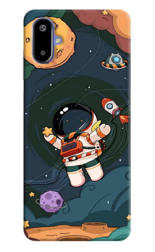 Cartoon Astronaut Samsung F06 5G Back Cover