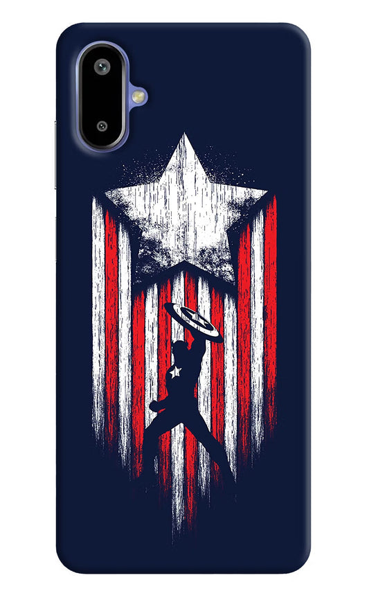 Captain America Marvel Art Samsung F06 5G Back Cover