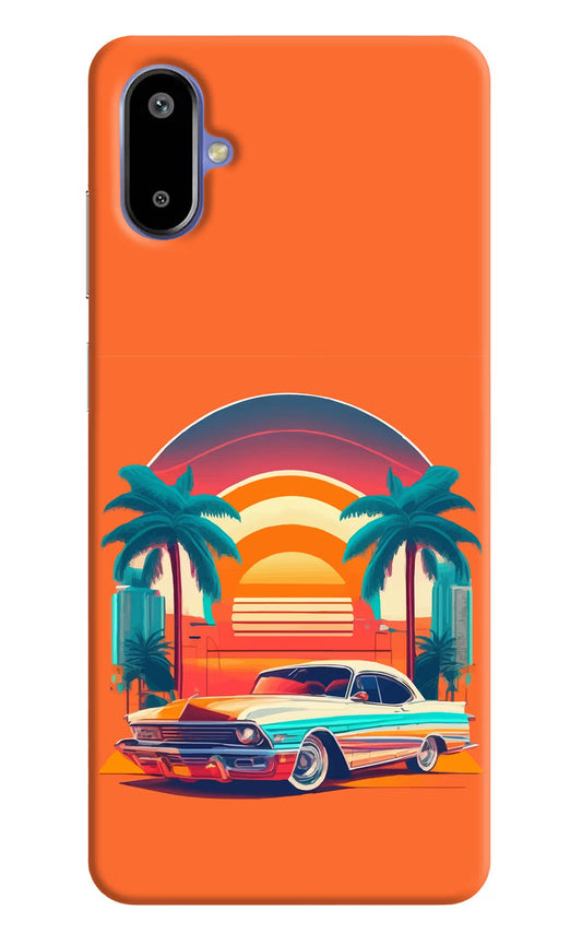 Palm Drive 80s Samsung F06 5G Back Cover