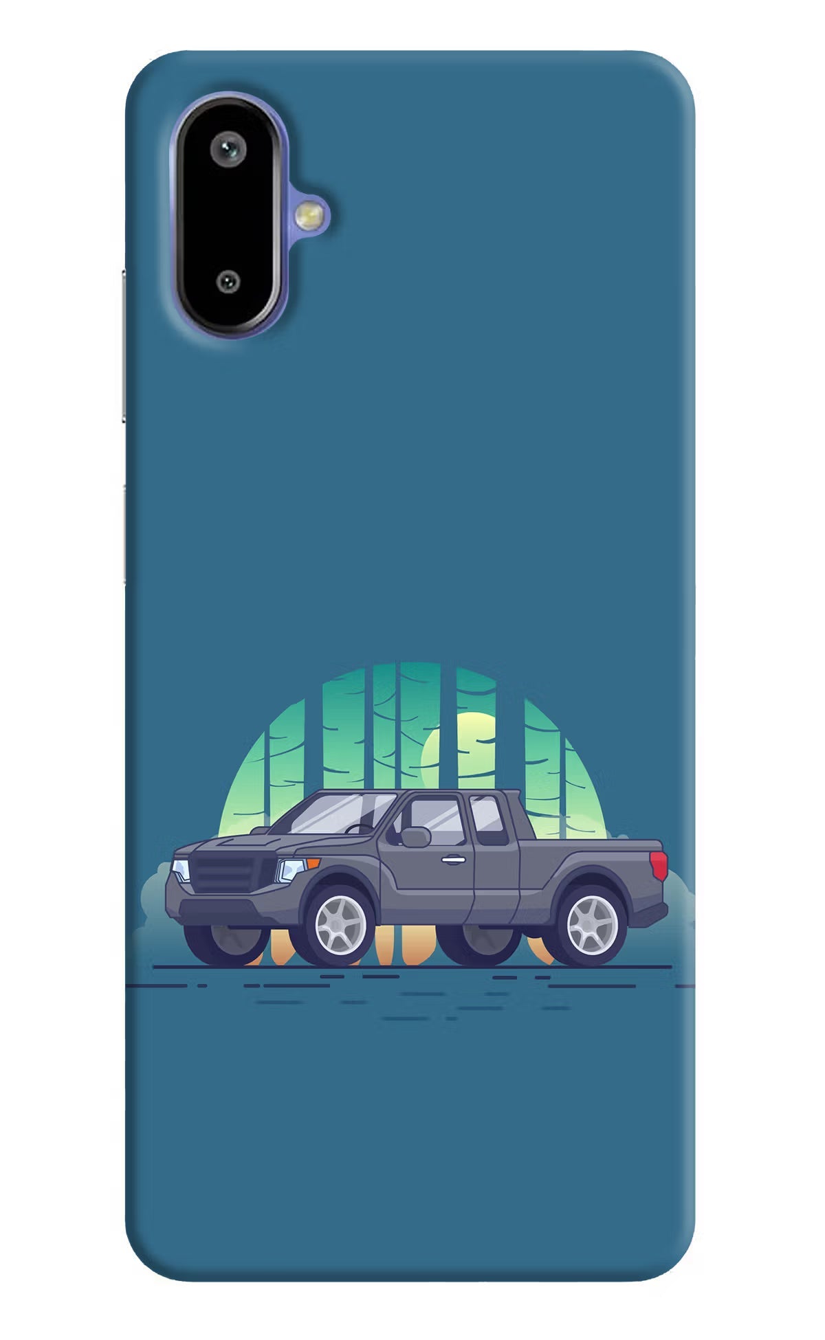 Retro Garage Vibe Samsung F06 5G Back Cover