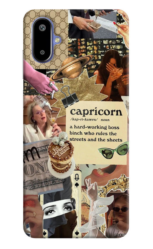 Capricorn Zodiac Samsung F06 5G Back Cover