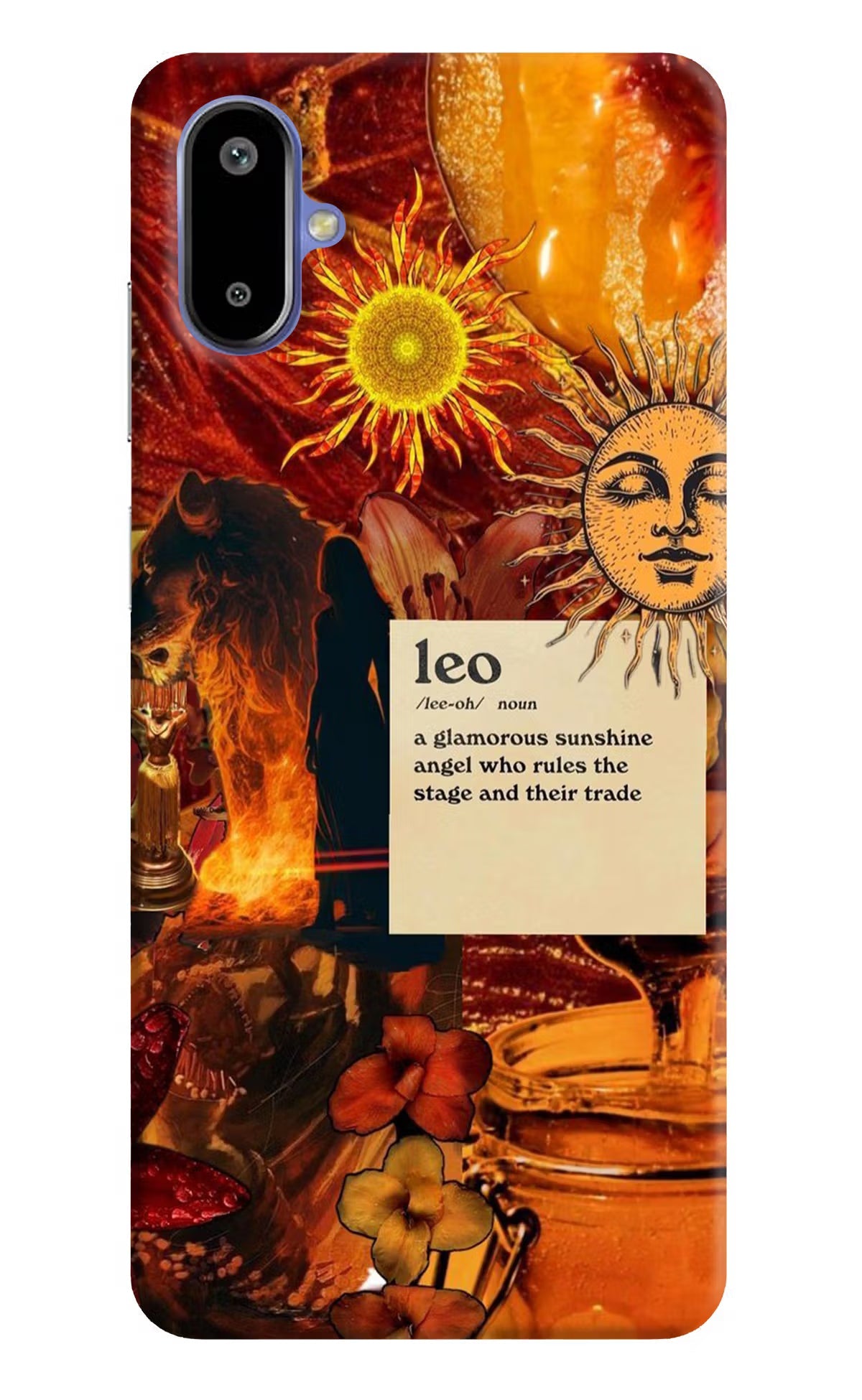 Leo Zodiac Samsung F06 5G Back Cover