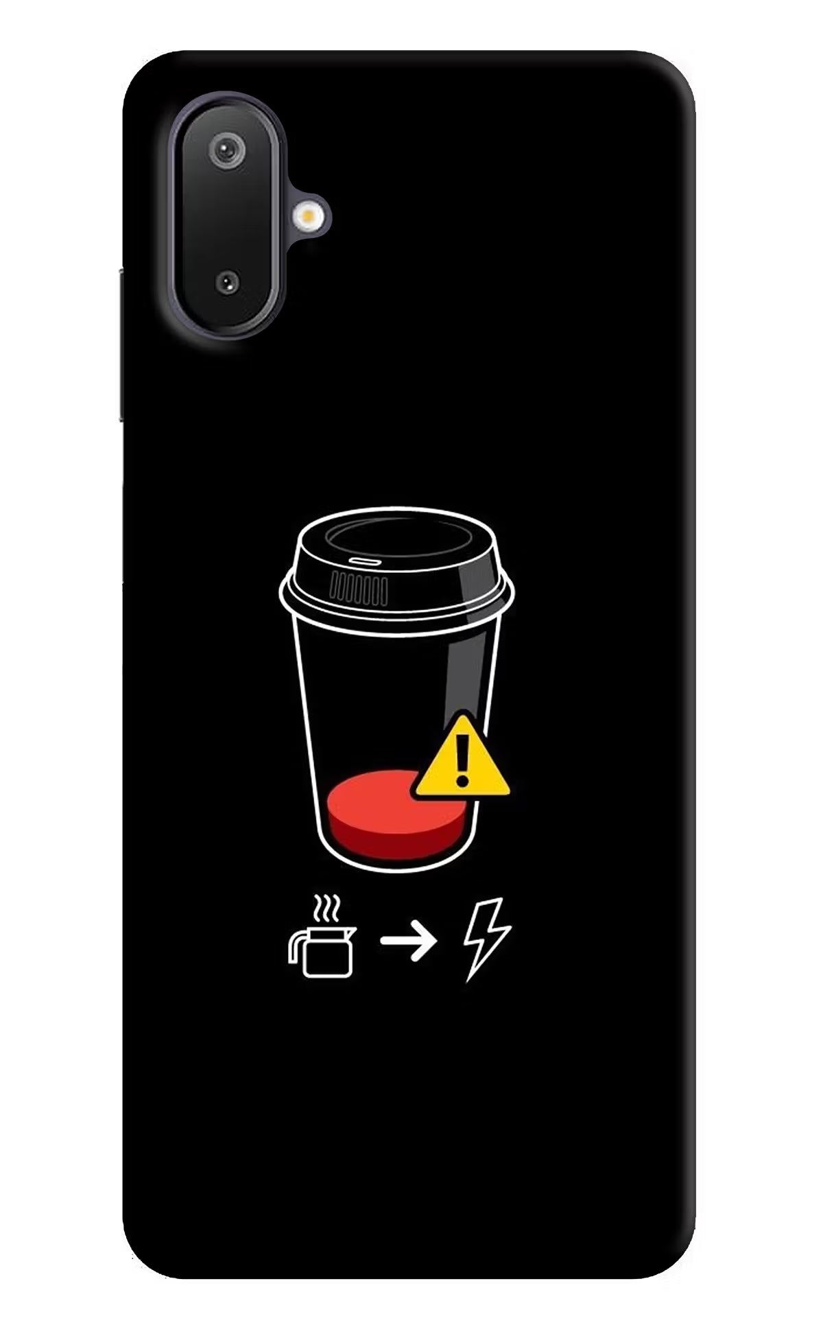 Coffee Samsung M06 5G Back Cover