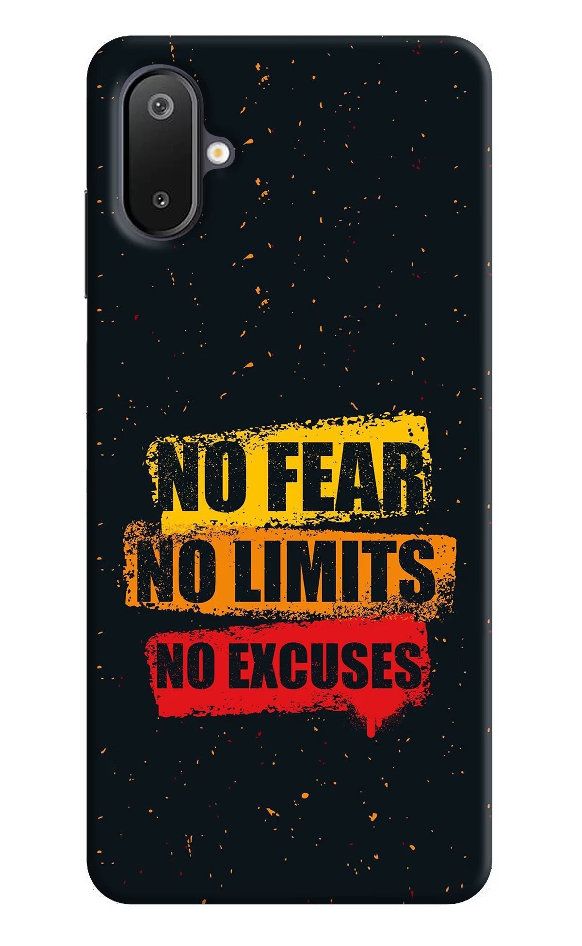 No Fear No Limits No Excuse Samsung M06 5G Back Cover