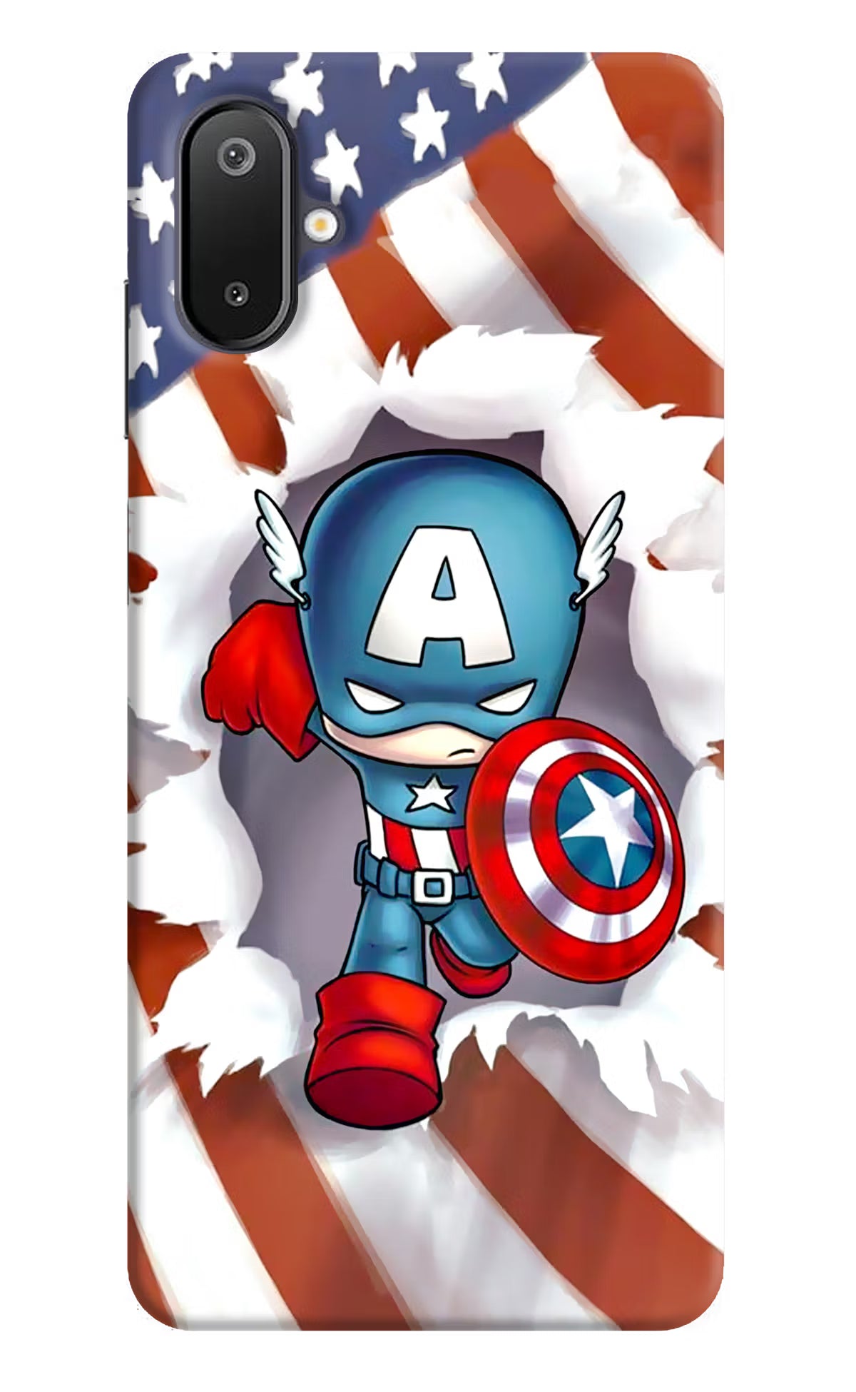 Captain America Samsung M06 5G Back Cover