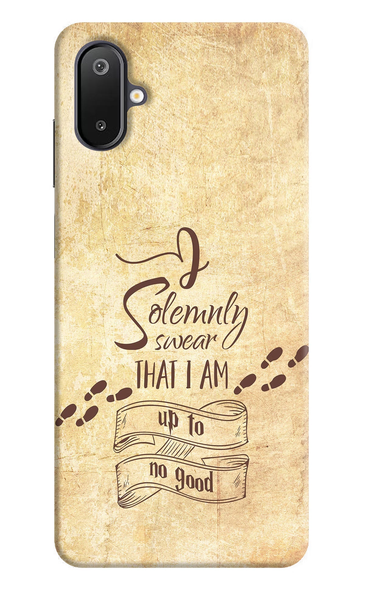 I Solemnly swear that i up to no good Samsung M06 5G Back Cover