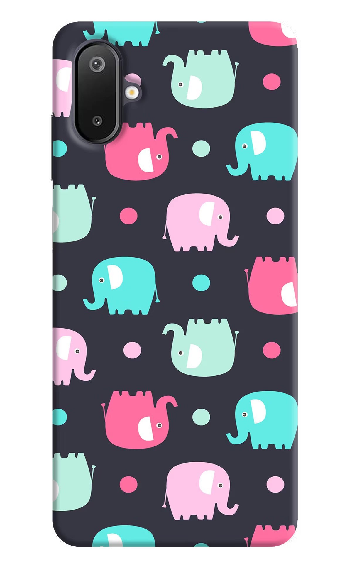 Elephants Samsung M06 5G Back Cover
