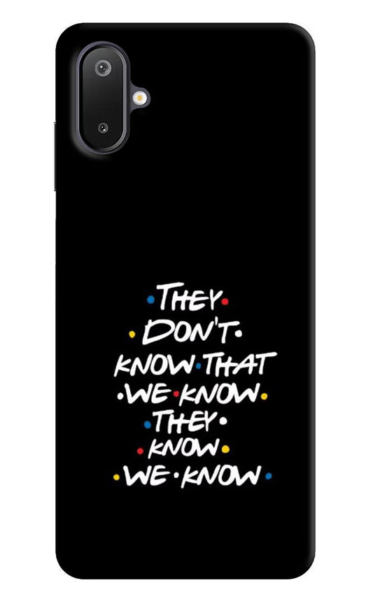 FRIENDS Dialogue Samsung M06 5G Back Cover