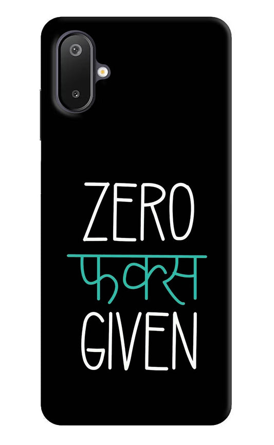 Zero Fucks Given Samsung M06 5G Back Cover