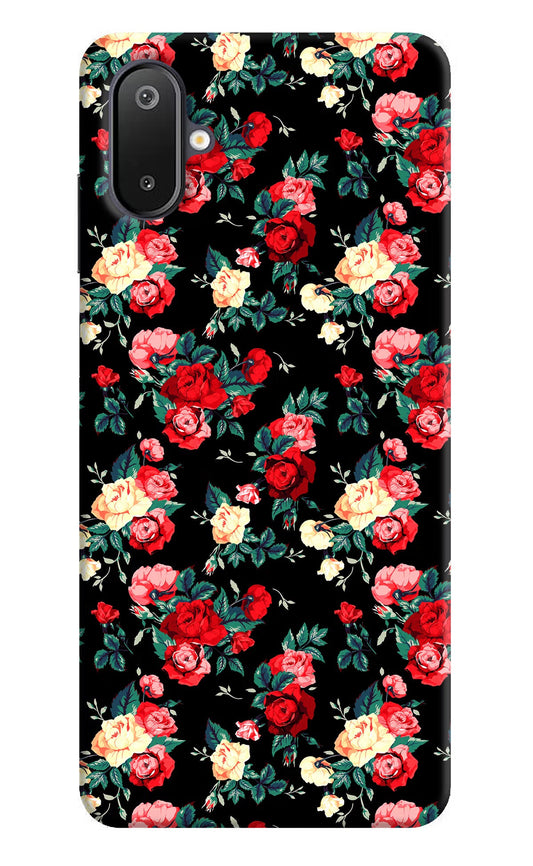 Rose Pattern Samsung M06 5G Back Cover