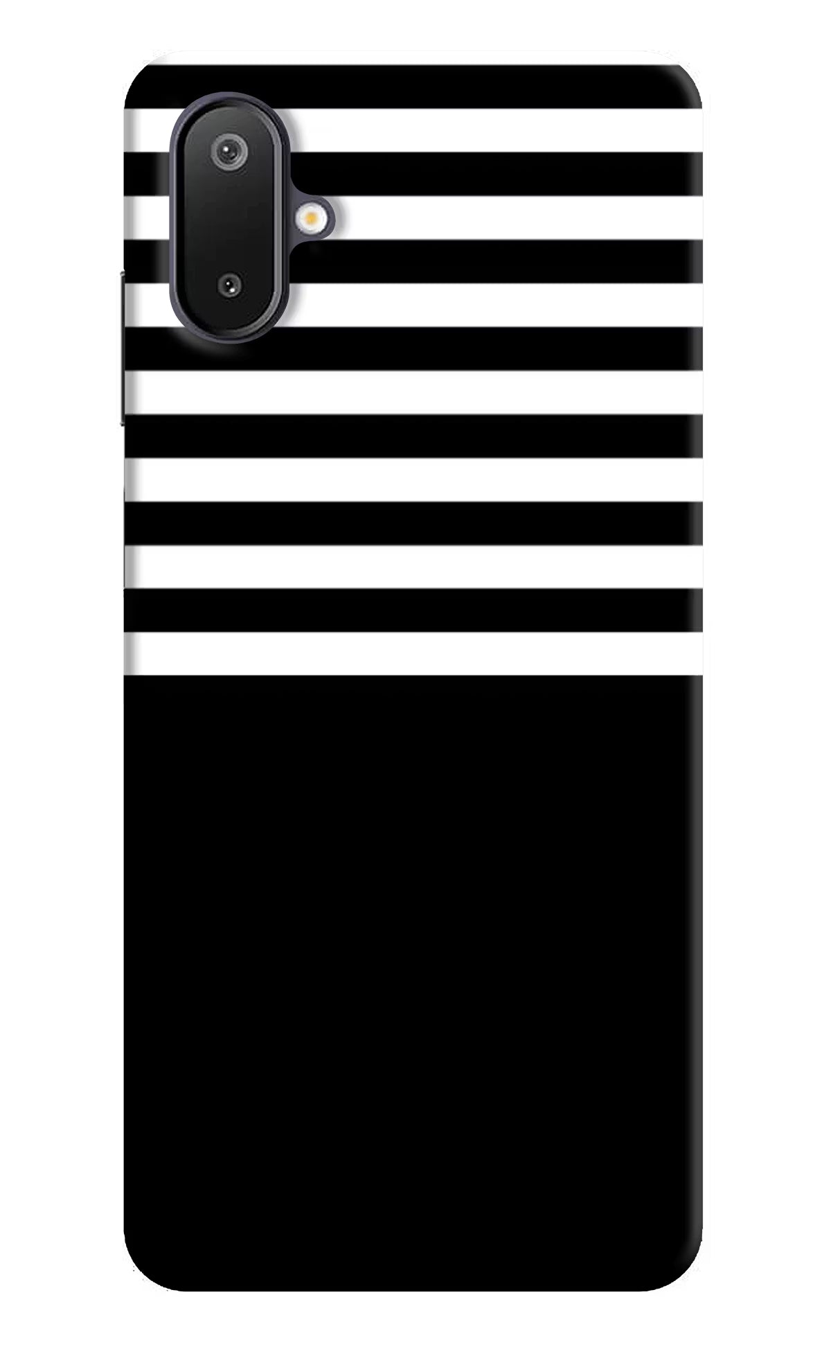 Black and White Print Samsung M06 5G Back Cover