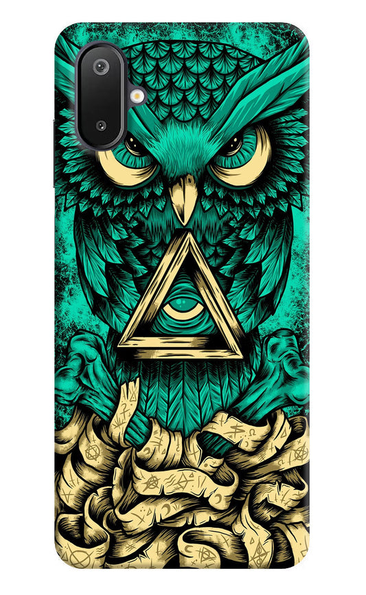 Green Owl Samsung M06 5G Back Cover