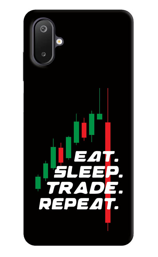 Eat Sleep Trade Repeat Samsung M06 5G Back Cover