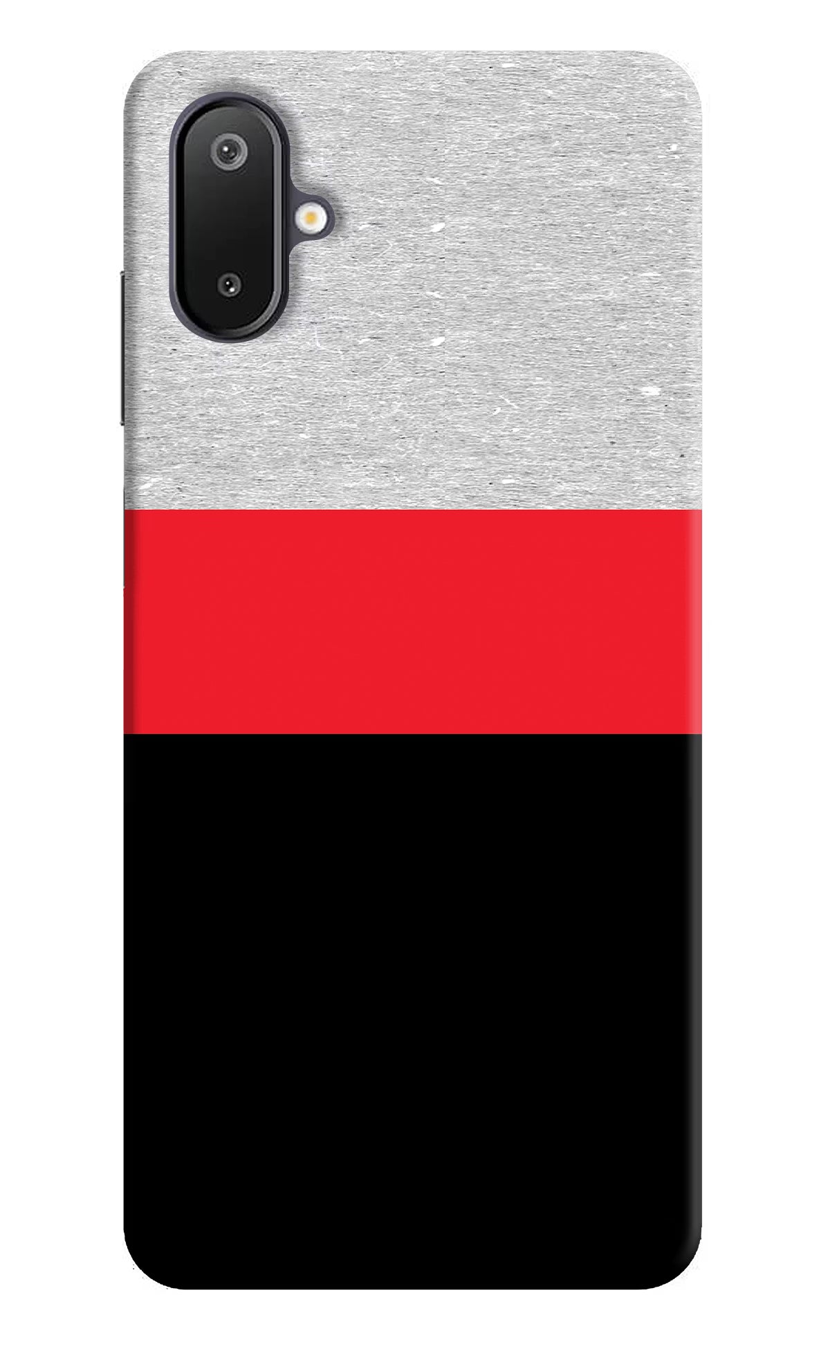 Tri Color Pattern Samsung M06 5G Back Cover