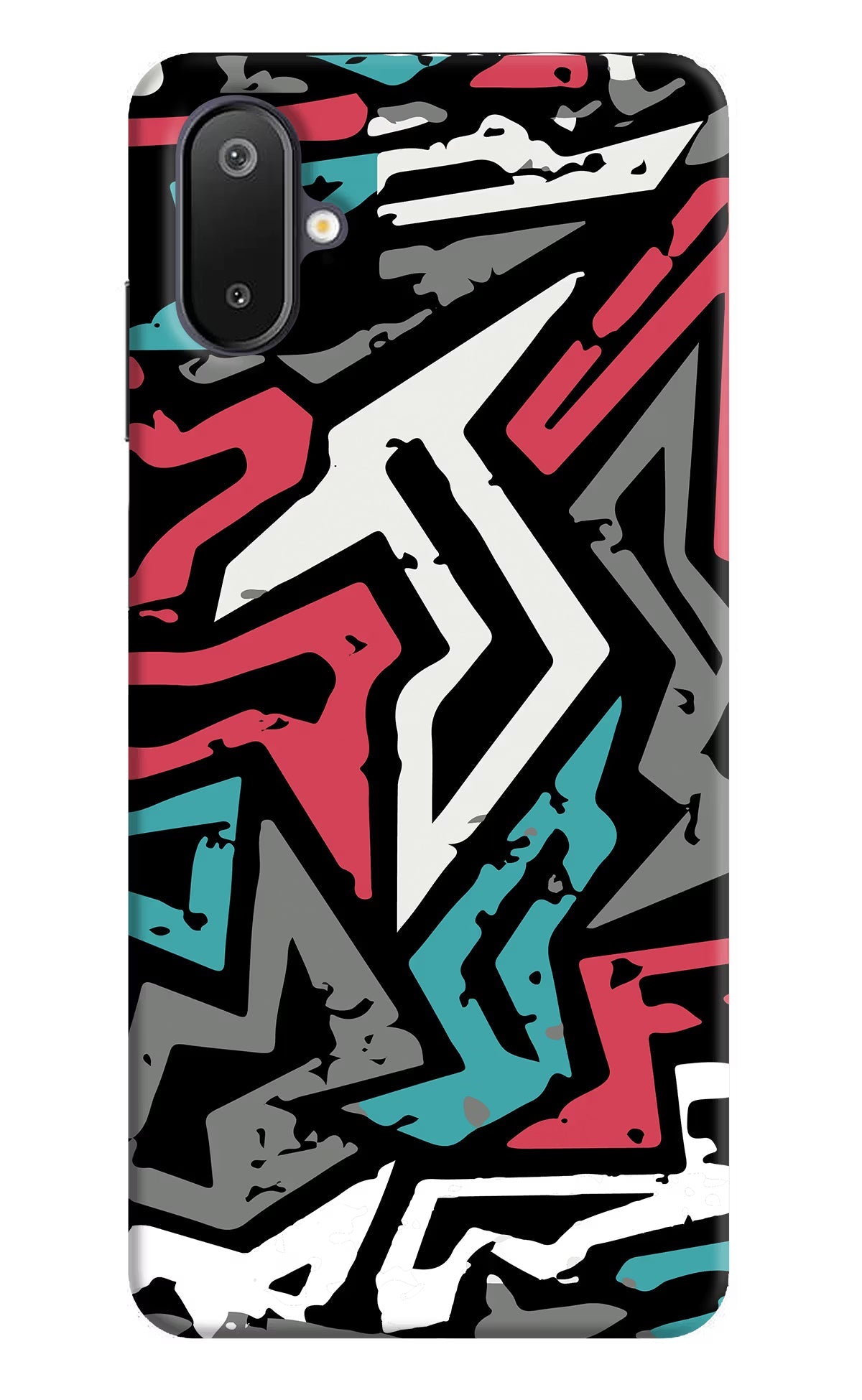 Geometric Graffiti Samsung M06 5G Back Cover