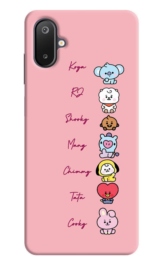 BTS names Samsung M06 5G Back Cover