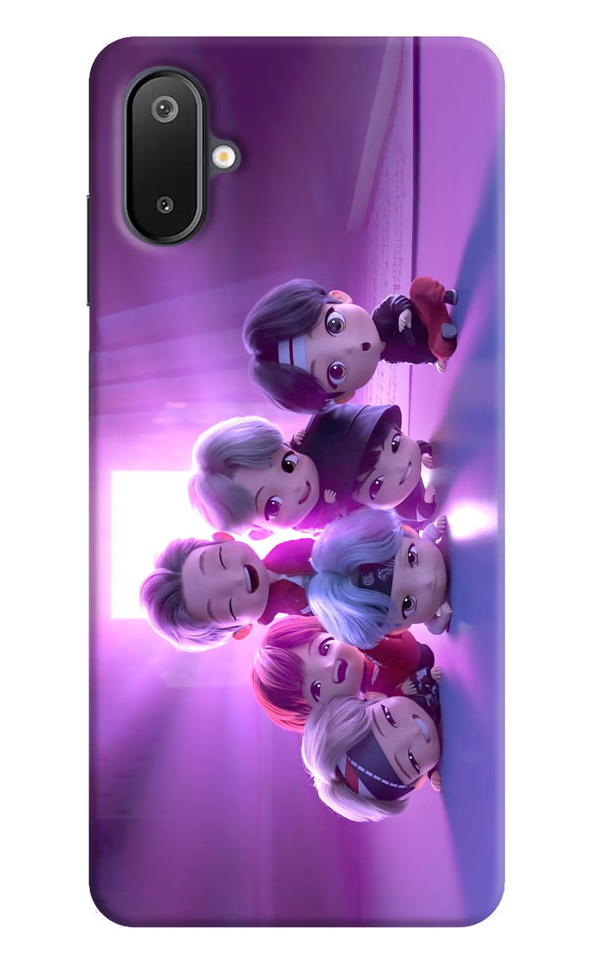 BTS Chibi Samsung M06 5G Back Cover
