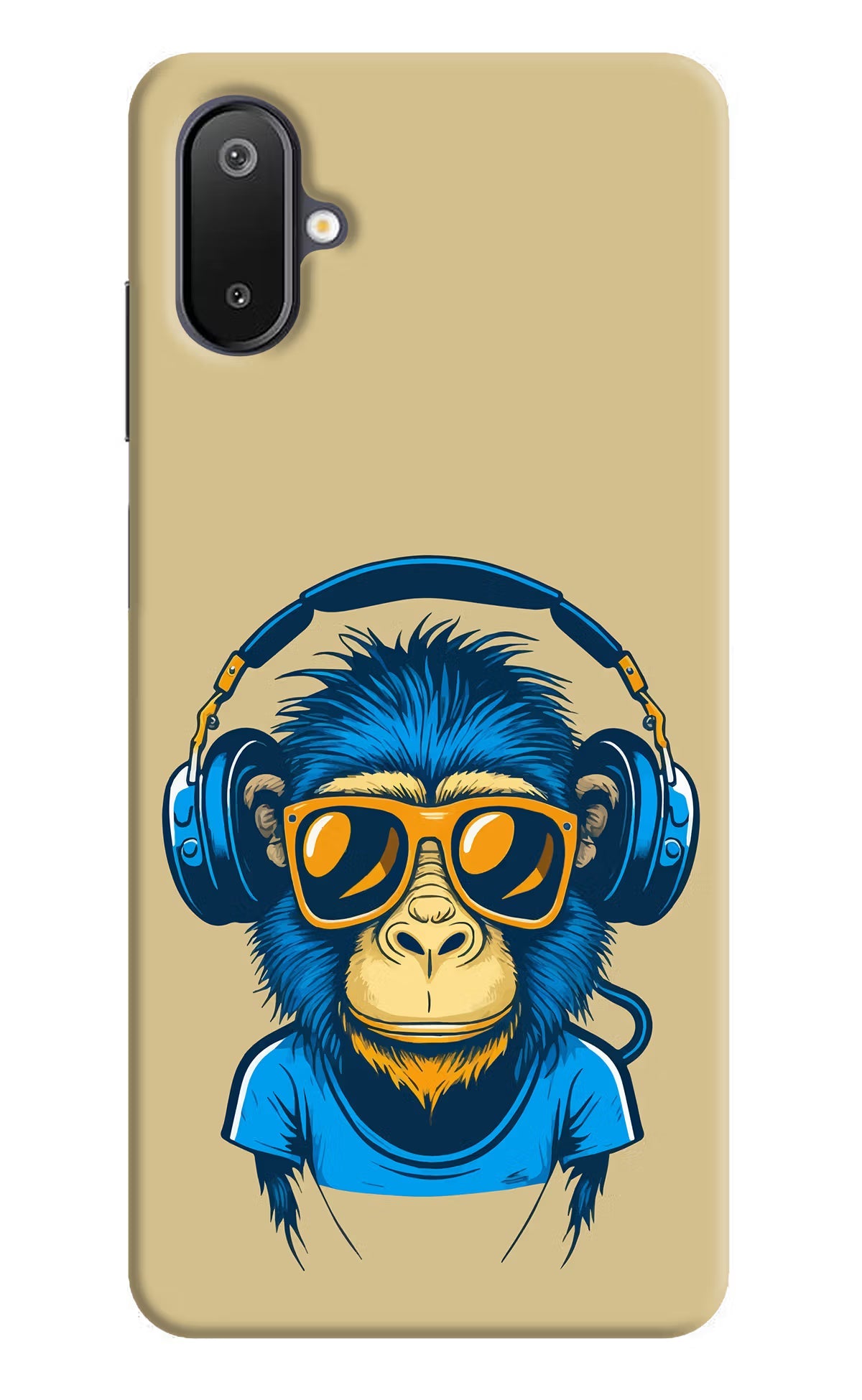 Monkey Headphone Samsung M06 5G Back Cover