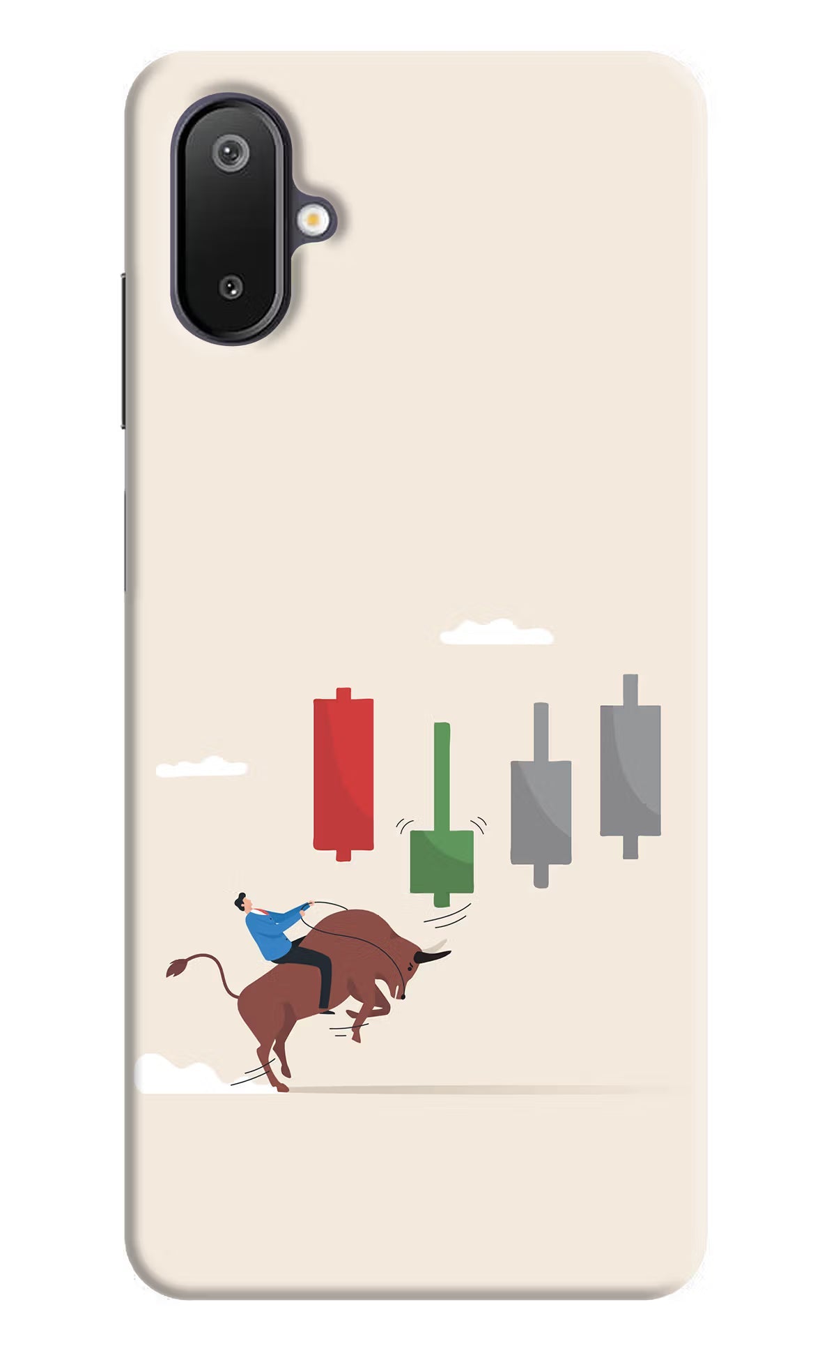 Bull Trading Momentum Samsung M06 5G Back Cover