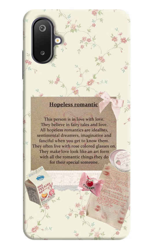 Hopeless Romantic Samsung M06 5G Back Cover