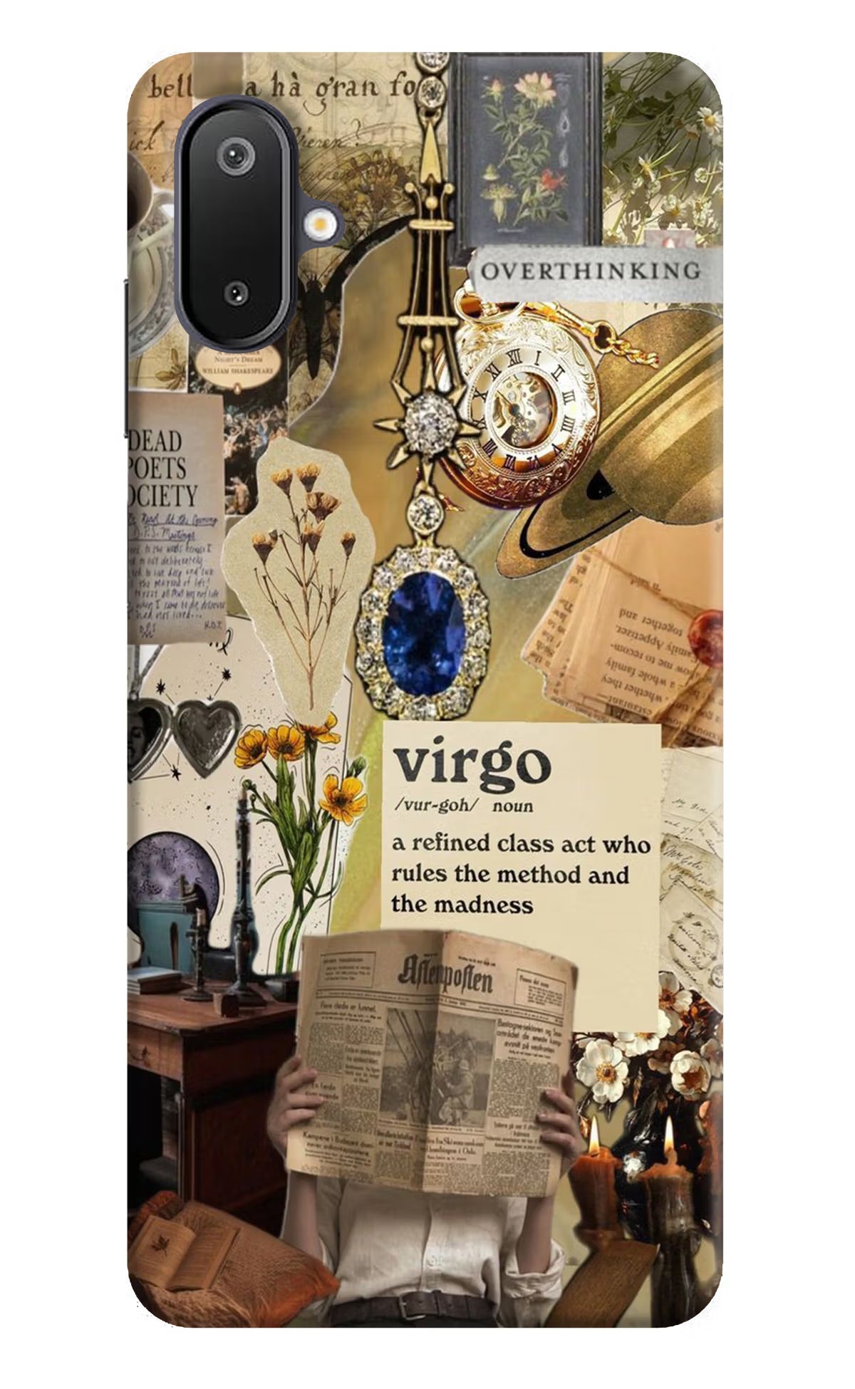 Virgo Zodiac Samsung M06 5G Back Cover