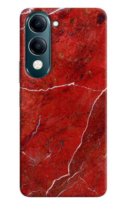 Red Marble Design Vivo Y19s 5G Back Cover