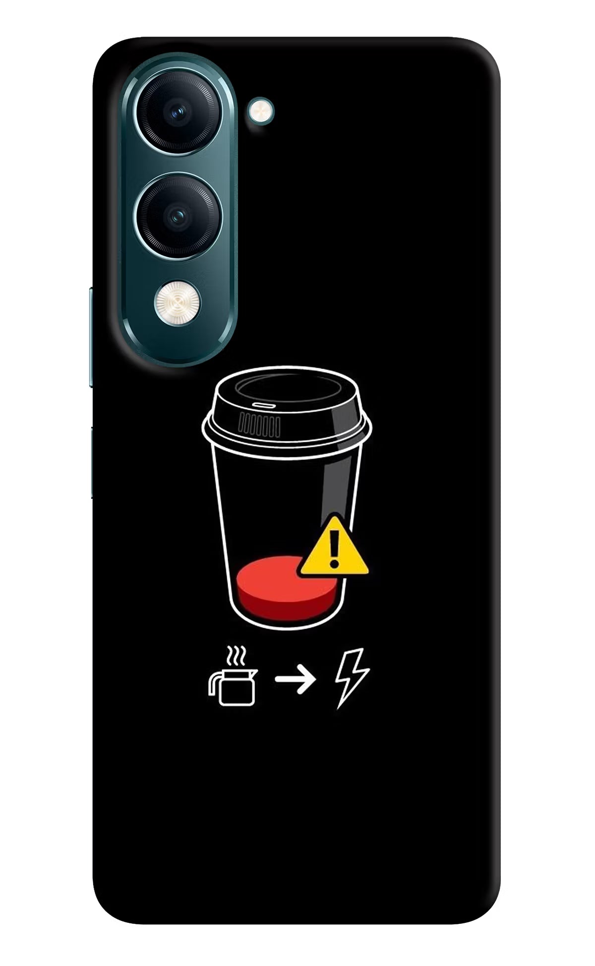 Coffee Vivo Y19s 5G Back Cover