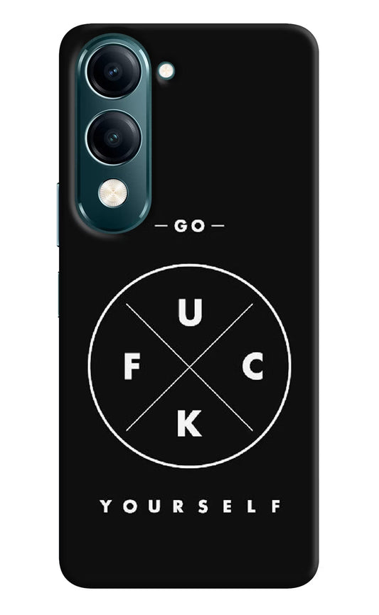 Go Fuck Yourself Vivo Y19s 5G Back Cover