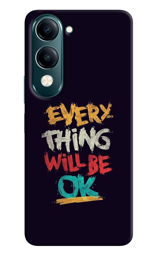 Everything Will Be Ok Vivo Y19s 5G Back Cover
