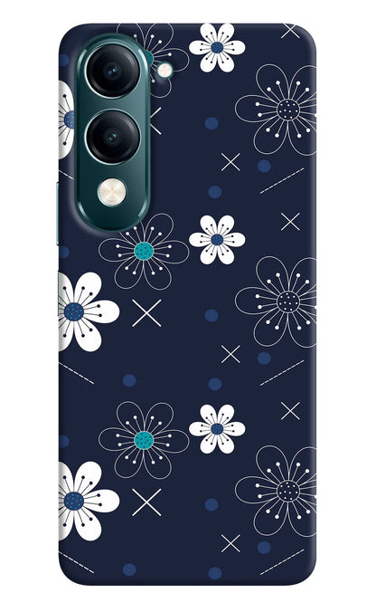 Flowers Vivo Y19s 5G Back Cover