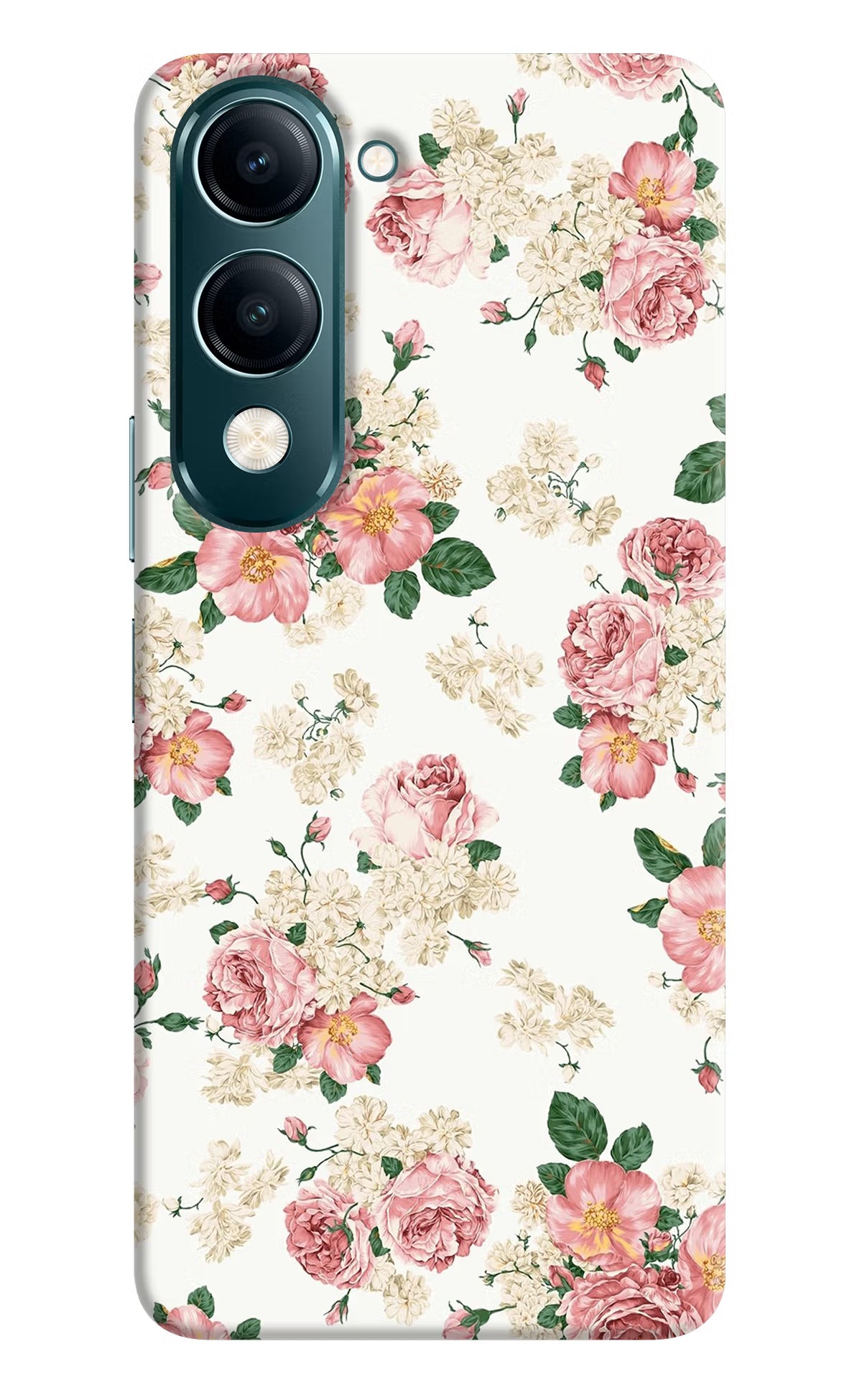 Flowers Vivo Y19s 5G Back Cover