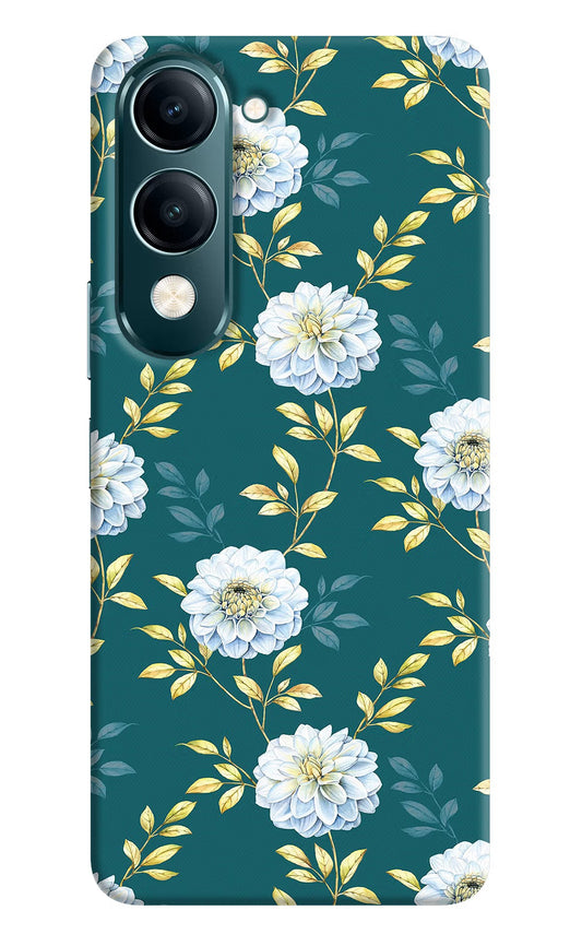 Flowers Vivo Y19s 5G Back Cover