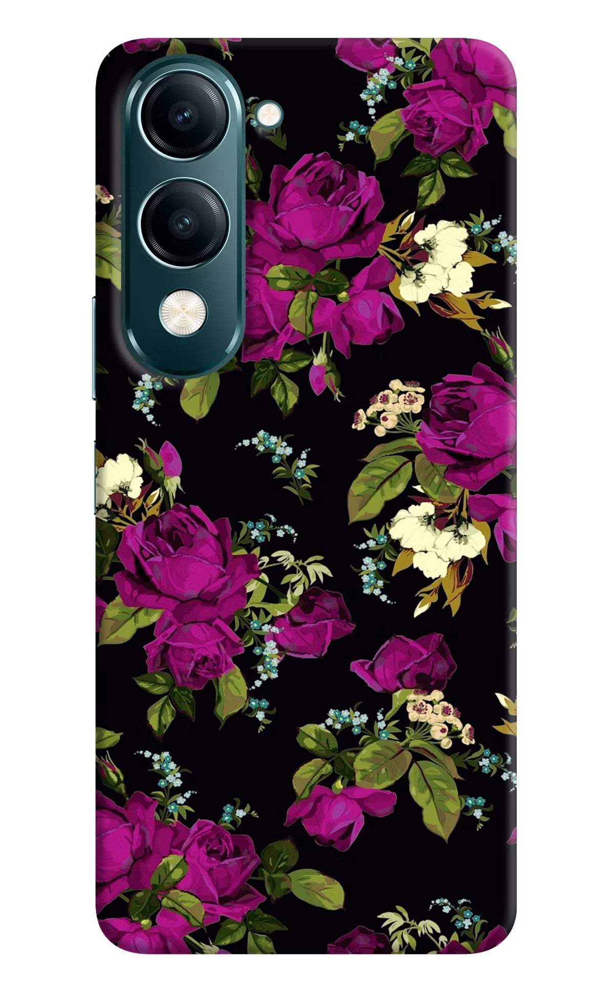 Flowers Vivo Y19s 5G Back Cover
